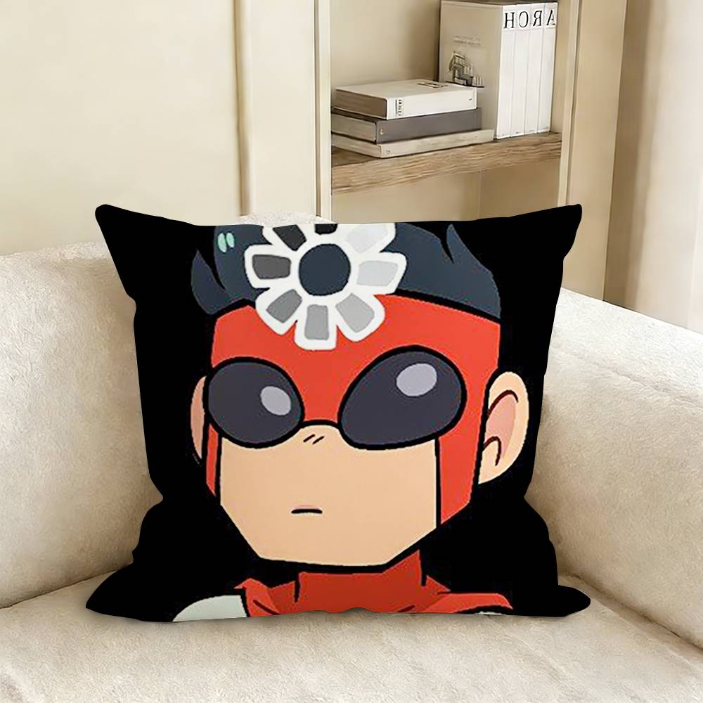 IInvincibleS CChibis Various Sizes Square Pillow Case For Car Home Bedchamber Decor