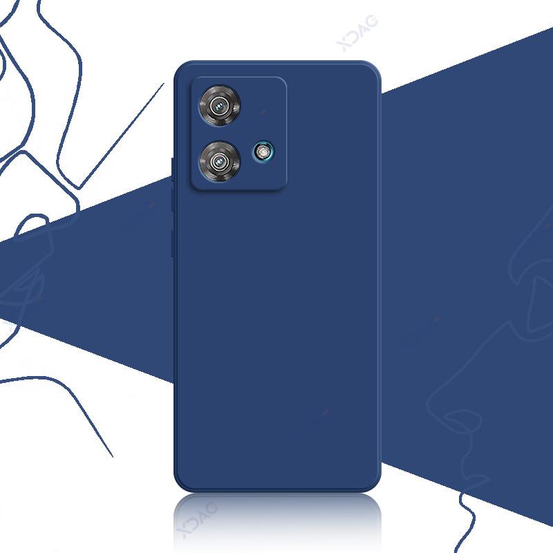 Чехлы для мобильных телефонов Motorola Edge 40 Neo MotoEdge40Neo 5G 6,55" 360 мягкие роскошные квадратные жидкие силиконовые чехлы Shield