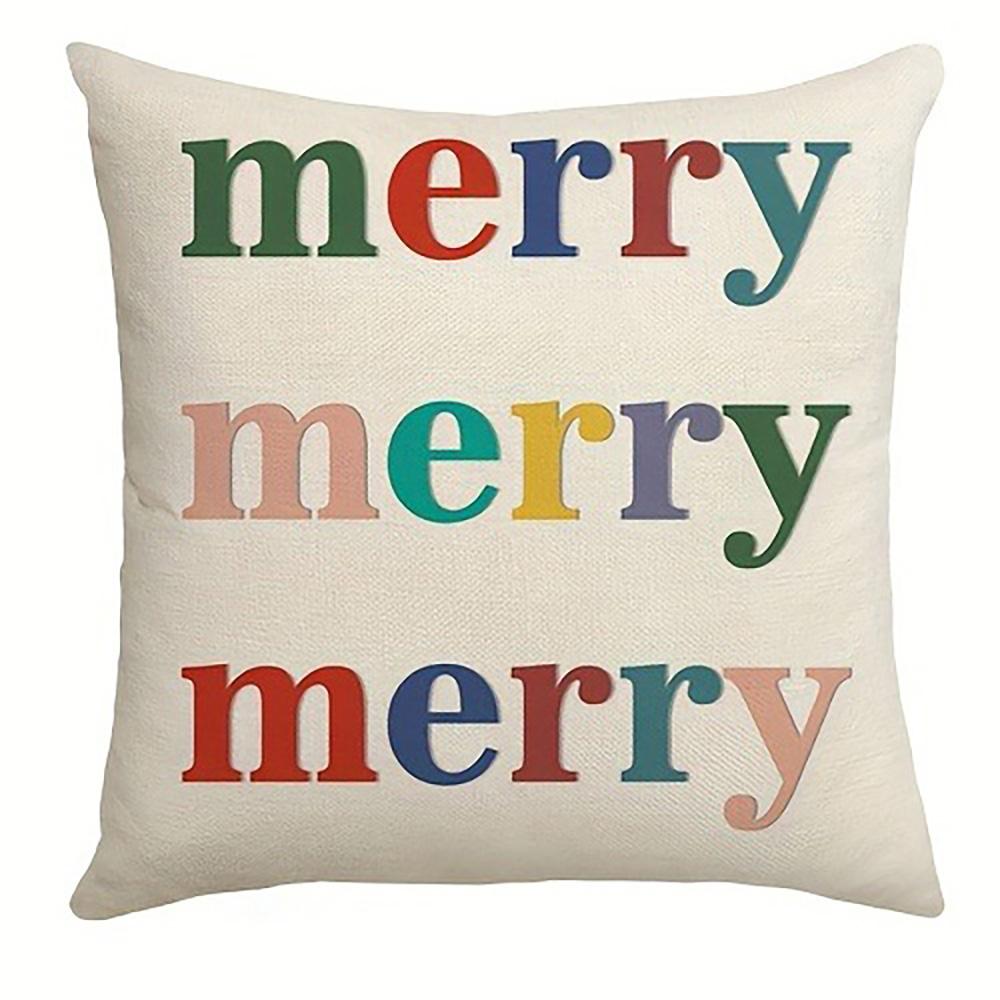 Рождественские наволочки: Щелкунчик, фа ла ла и Веселые узоры Наволочка для диванной подушки, украшение дома, новогодний подарок