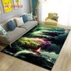 3D Dream Natural Tornado Cloud Area Rug,Carpet Rug for Living Bedroom Sofa Doormat Decoration,Children Play Non-slip Floor Mat