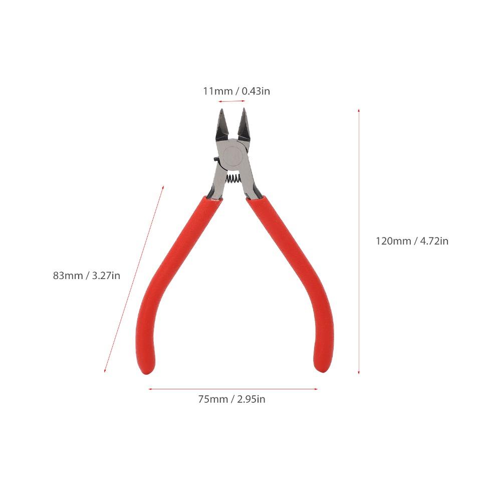 Chrome-Vanadium Steel Side Cutters Reset Spring Wire Cutting Pliers For Electronics Repair