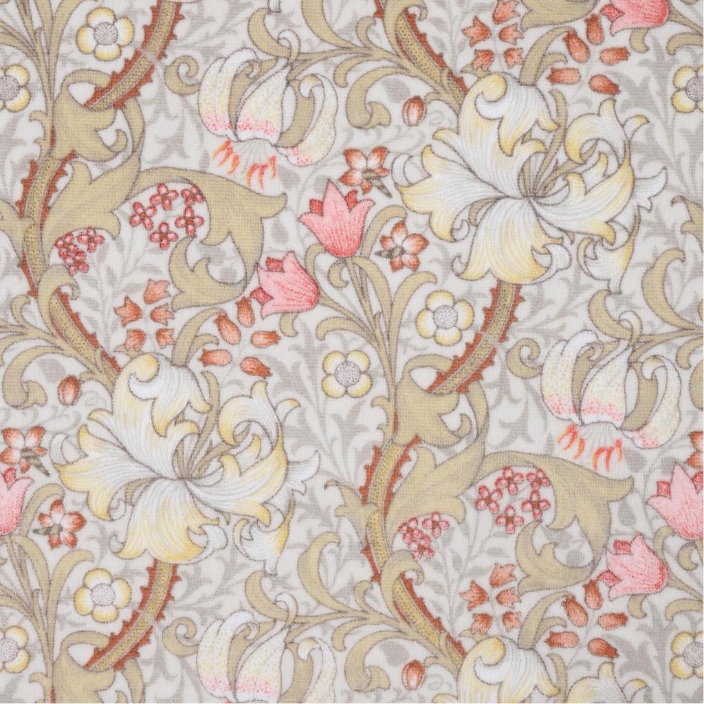 Nishikawa Morris Gallery Теплое одеяло с ворсом Golden Lily Быстрозастегивающееся одеяло для легкого надевания и снятия Открывается до края для легкого надевания и снятия Сделано