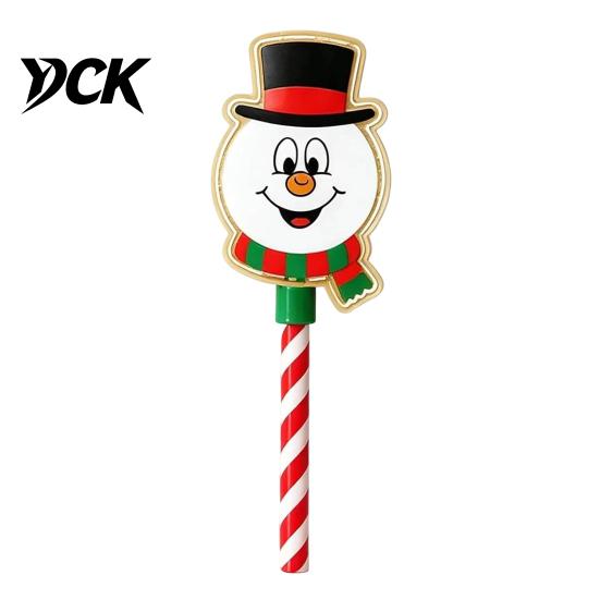 Convenient Checkout Payment Wand Christmas Tap-to-Pay Wand, Candy Cane Handle Credit Card Holder, Cute Magic Holder for Santa Snowman Tree Gingerbread
