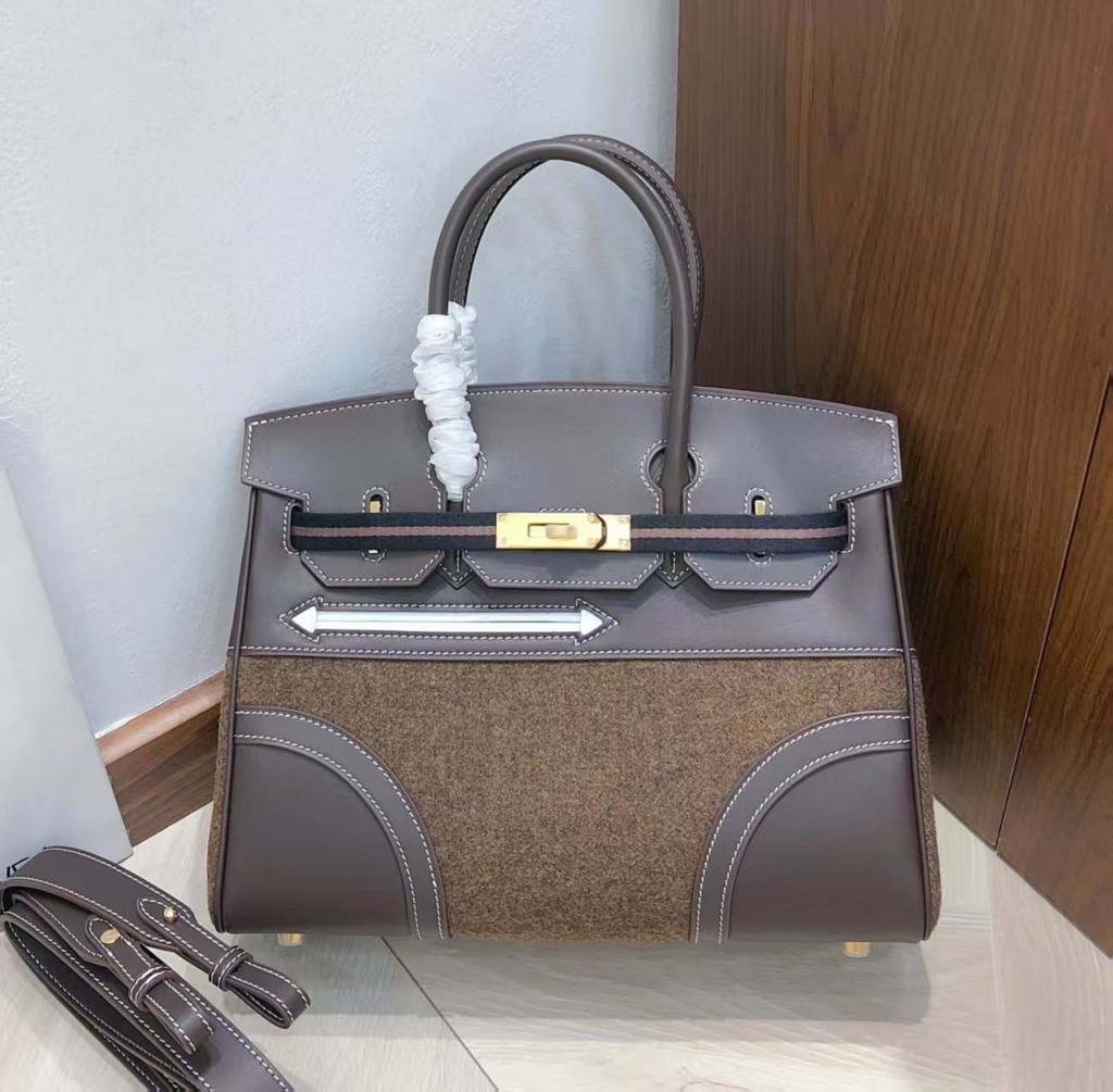 2025 И Кожа Коровы Кожа Swift Стеганая Лоскутная Большие и Средние Ручные Сумки Сумки Мода Женские Сумки