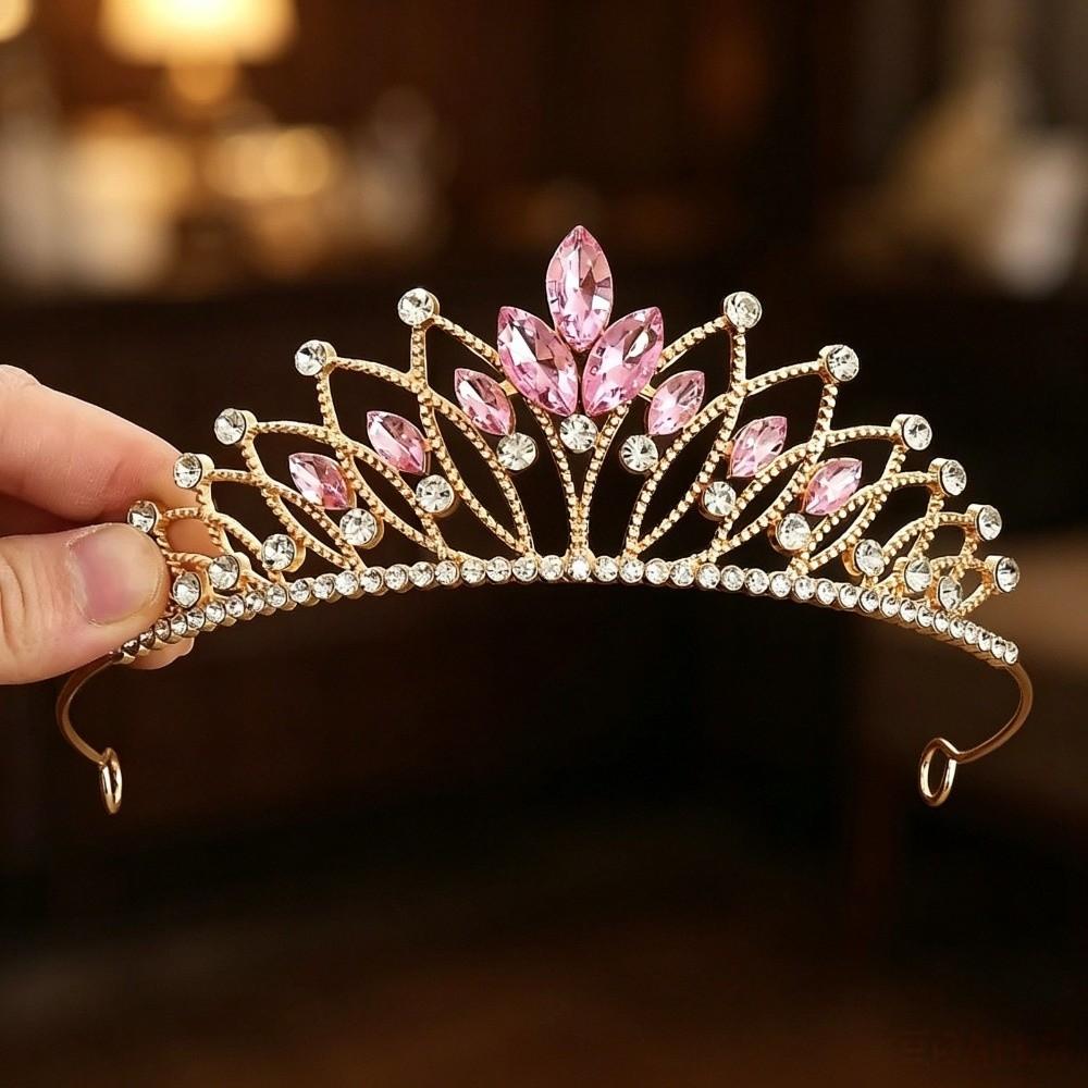 Rhinestone Queen Princess Crowns Birthday Crown Bride's Crown for Wedding Party