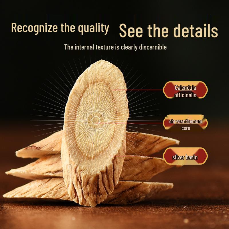 Настоящий дикий астрагал ганьсуский 500 г - Премиальный китайский травяной лекарственный препарат в ломтиках для супа и настоя