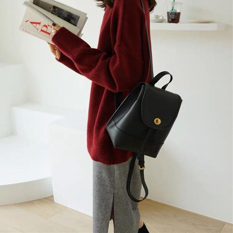 Свитер с высоким воротником, свободный повседневный женский толстый теплый клетчатый пуловер, однотонная базовая рубашка, простая одежда для поездок на осень и зиму