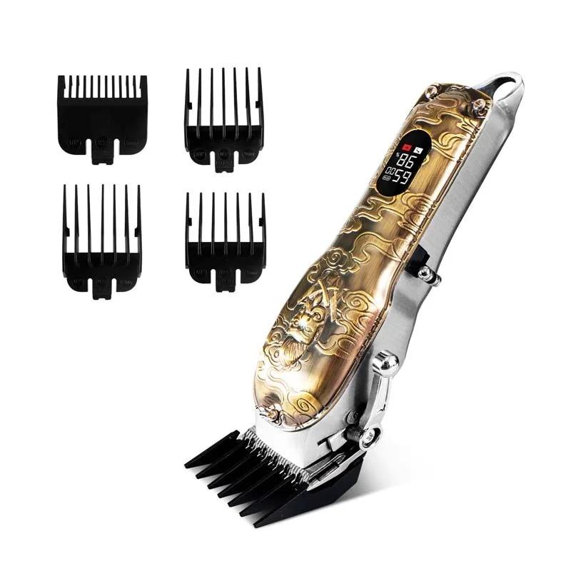 Kit 2 Tondeuses Sans Fil Cheveux Et Barbe Avec écran Led, 7 Sabots Et Trousse De Voyage - Twinbarber Becker