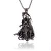 Retro G Skull Necklace Men's Dark Unique Niche Style Punk Exaggerated Death Demon Fashion Pendant