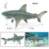 Oenux Животные Океанической Жизни Кит Дельфин Гигантская Акула Нарвал Тропическая Рыба Модель Фигурки ПВХ Обучающая Игрушка Детский Подарок