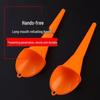 Hands-Free Long Spout Fuel & Oil Funnel with Filter for Cars & Motorcycles