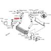 Car Intercooler Intake Hose Water Coolant Pipe 144634KV2A Long Lasting Durability & Optimal Cooling fitting for NP300