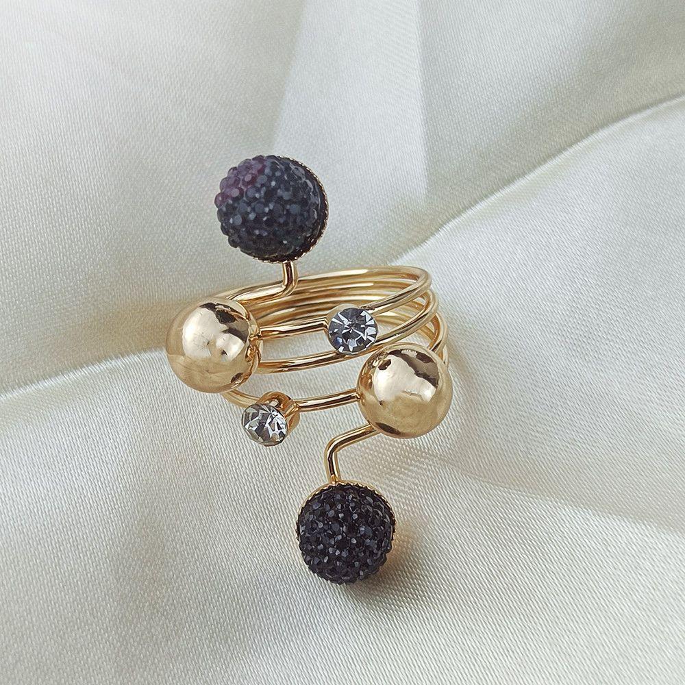 DIY Fashion Hijab Rhinestone Crystal Shawl Brooch Pin Silk Scarf Ring Scarf Buckle Scarf Clip