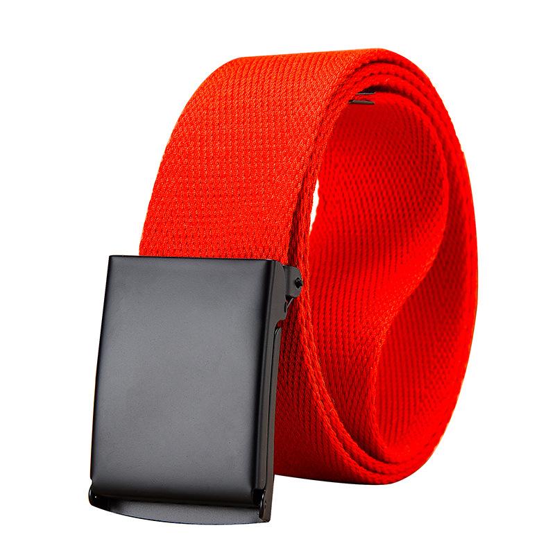 Ремень унисекс из холста, повседневные тканые джинсы с комбинезоном, ремень в стиле милитари из холста