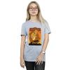 Disney Womens/Ladies The Lion King Simba And Mufasa Cotton Boyfriend T-Shirt