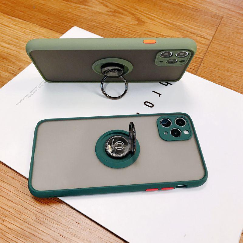 Применимо к держателю чехла для мобильного телефона iPhone 14 XS Max с мелкими отверстиями, матовый чехол, ощущение кожи, кольцо, защитный чехол Apple 13 Pro