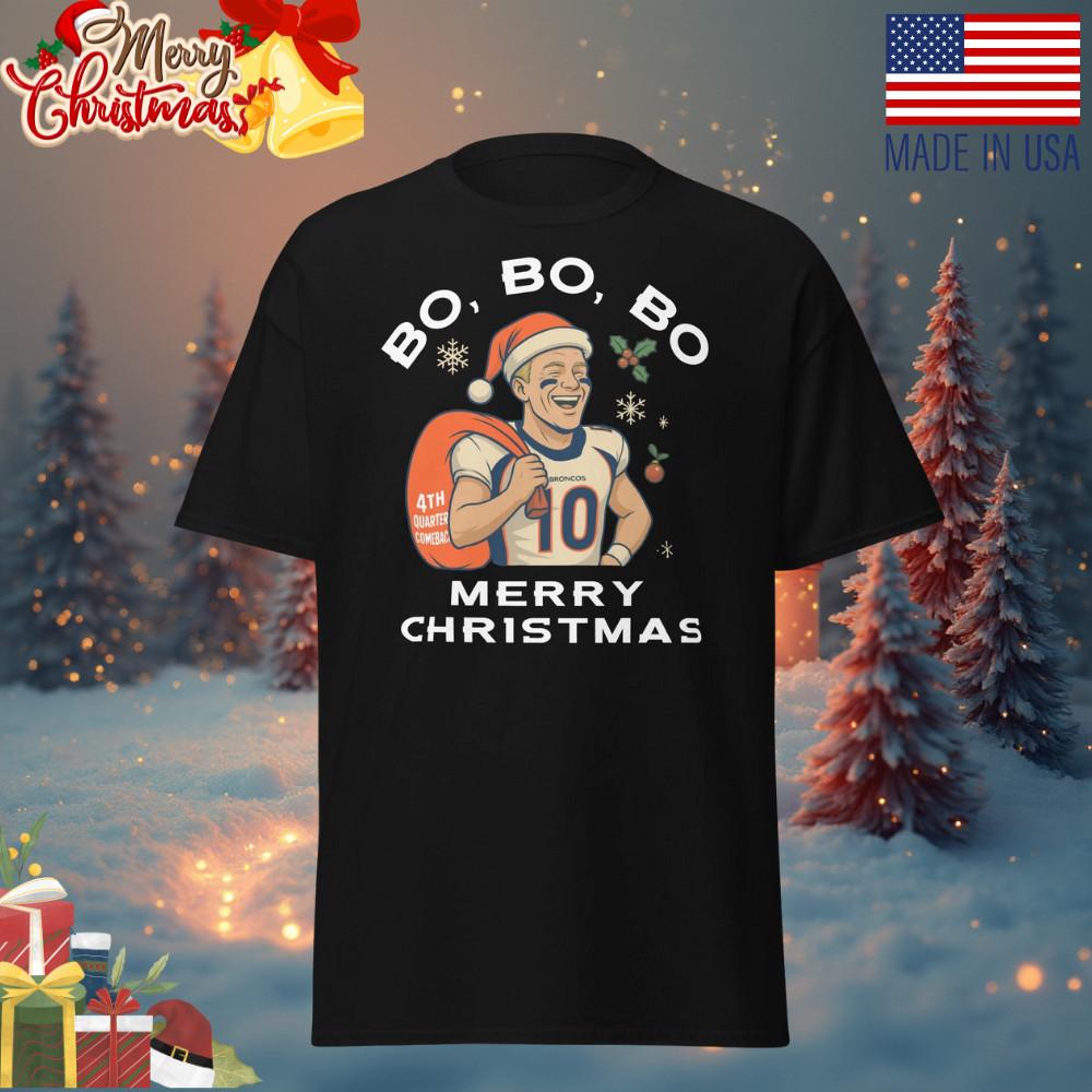 NEW Funny Bo Nix Shirt Broncos Christmas Shirt Denver Football Broncos Reprint@@ Unisex T-Shirt