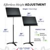 Manhasset M50 Orchestral Music Stand, Black