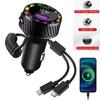 7-Color RGB Car Charger with LED Voltage Display, Dual 3.1A USB Fast Charging for All Vehicles