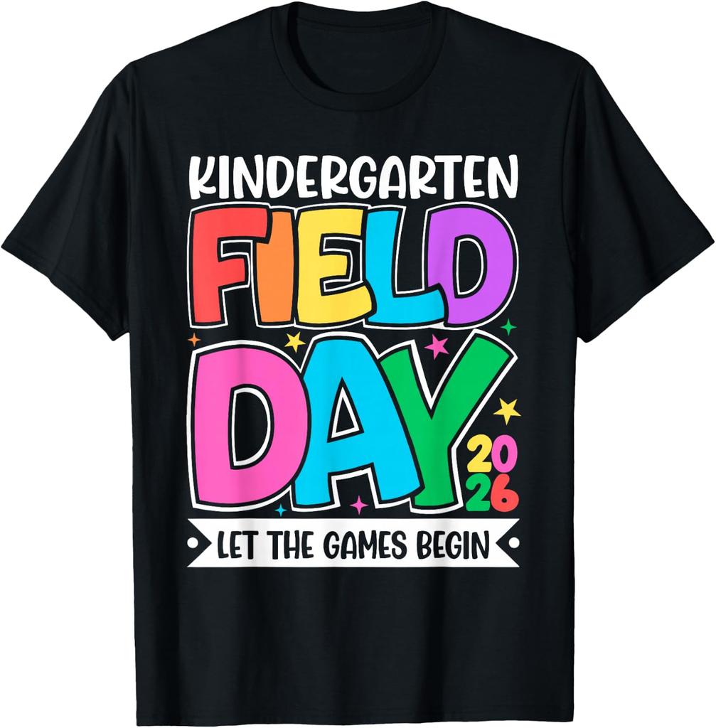Kindergarten Field Day 2026 Let The Games Begin T-shirt
