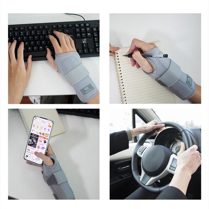 1Pcs Carpal Tunnel Wrist Brace Splints Wrist Support for Arthritis Tendonitis Night Sleep with Palm Massage Pad for Left Right