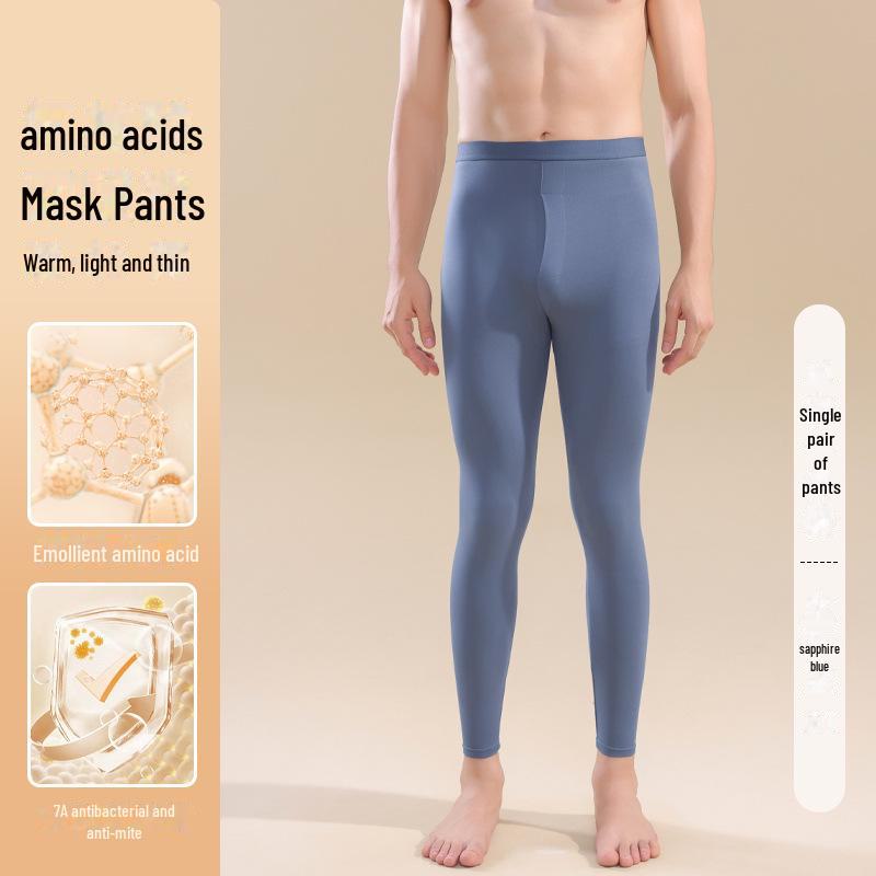 Мужские зимние ультратонкие бесшовные термоштаны с улучшающими кожу и согревающими свойствами