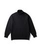 Snow Peak Washable Wool Turtleneck Knit Knit and Sew Long Sleeve for Men and Size XL KN-25AU002 Sweater/Cut T-Shirt Women, Black,
