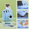 HIYQIN Чехол для Fujifilm Instax Mini 12, Силиконовый дорожный чехол, Ударопрочный, Защитная силиконовая оболочка (синий)