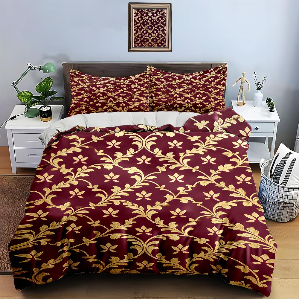 Floral, ornate, elegant. Bedding Duvet cover sets Duvet covers Pillowcases gifts (1 * Duvet Cover 2 * Pillowcases, without duvet insert)