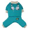 Dog Winter Cotton Coat With Earphone Print Four-Legged Waterproof Pet Sweater Small Medium Large Breeds