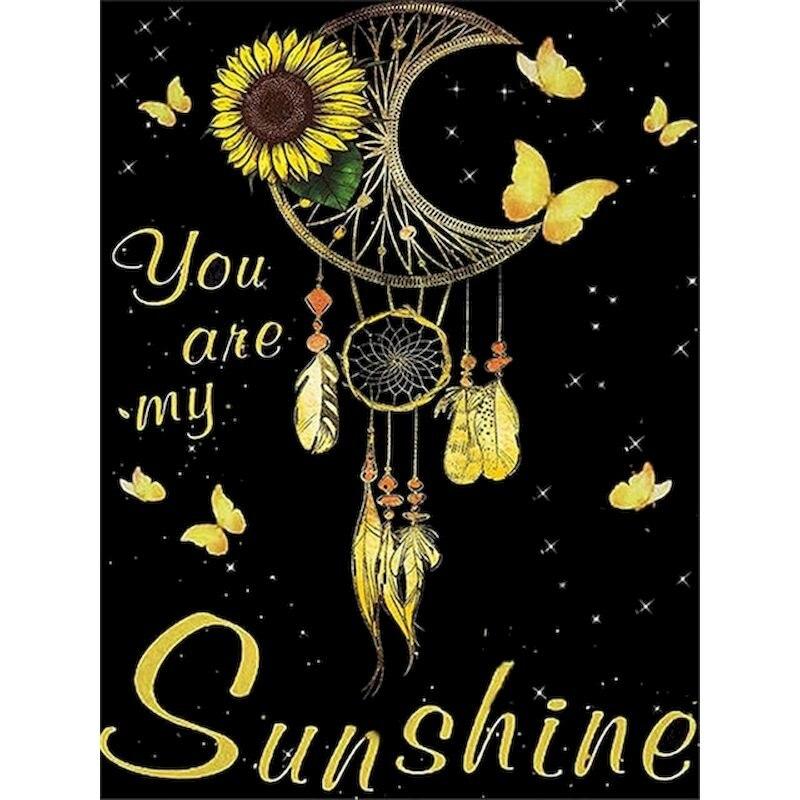 5D DIY Sunflowers Diamond Painting Kits Full Round Diamond Embroidery Cross Stitch Mosaic Art Home Decor Diamond