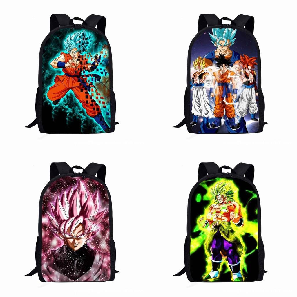 Dragon Ball Anime Kids Backpack With Durable Oxford Material And Air Cushion Straps For School