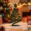 Biodegradable Holiday Decorations Christmas Tree Ornaments 3D Printed Spiral Figurine Small Medium Large Hoiliday Tabletop Decoration for Winter