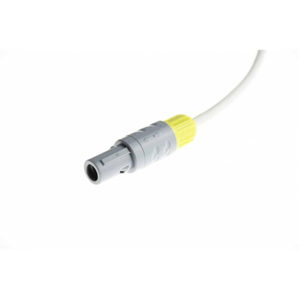 Compatible for Triton 9 Pin Single Slot,Yellow Cover Monitor, Reusable SPO2 Probe Sensor, SPO2 Finger Sensor, Blood Oxygen Saturation Data Monitoring