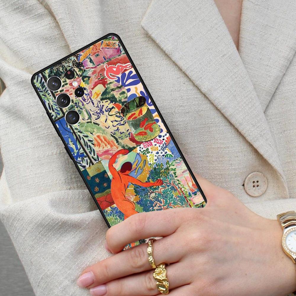 Henri Matisse Art Painting SOFT Cell Phone Case for Samsung Galaxy S26 Ultra S25 S24 S23 S22 S21 S20 Note10 Cover