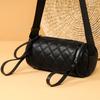 Leather Women'S First-Layer Cowhide Cylinder Bag Fashion Shoulder Messenger Bag Women'S Diamond