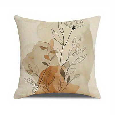 Home Decor Abstract Floral Patterned Pillow Covers Pattern Cushion Cover Suitable For Sofa Bedroom Car Pillow Cover