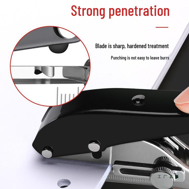 Heavy Duty PVC Manual Round Hole Puncher for Thick Paper and Binders