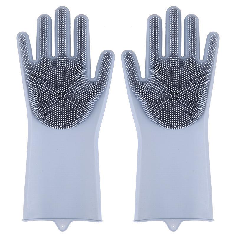 Силиконовые перчатки для чистки