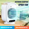 Portable Air Conditioner Fan Desktop Cooling Fan Strong Airflow Speed Adjustable Low Noise Touch Screen Air Cooler Humidifier