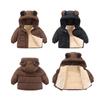 Boy's Casual Cotton-padded Winter Children's Cute Cartoon Padded Jacket