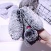 Winter Furry Rabbit Ears Case: Creative Protective Cover for Huawei Honor 50/Nova 7