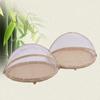 Food Tent Mesh Anti-deform Bamboo Woven Eco-friendly Portable Dishes Cover Kitchen Supplies
