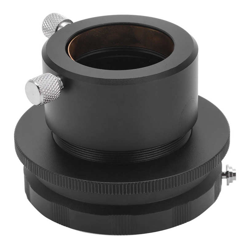 Full Metal Macro Lens Adapter Manual Focus M42x0.75 Thread for Nikon F Mount Lens To 1.25in Telescope Eyepiece