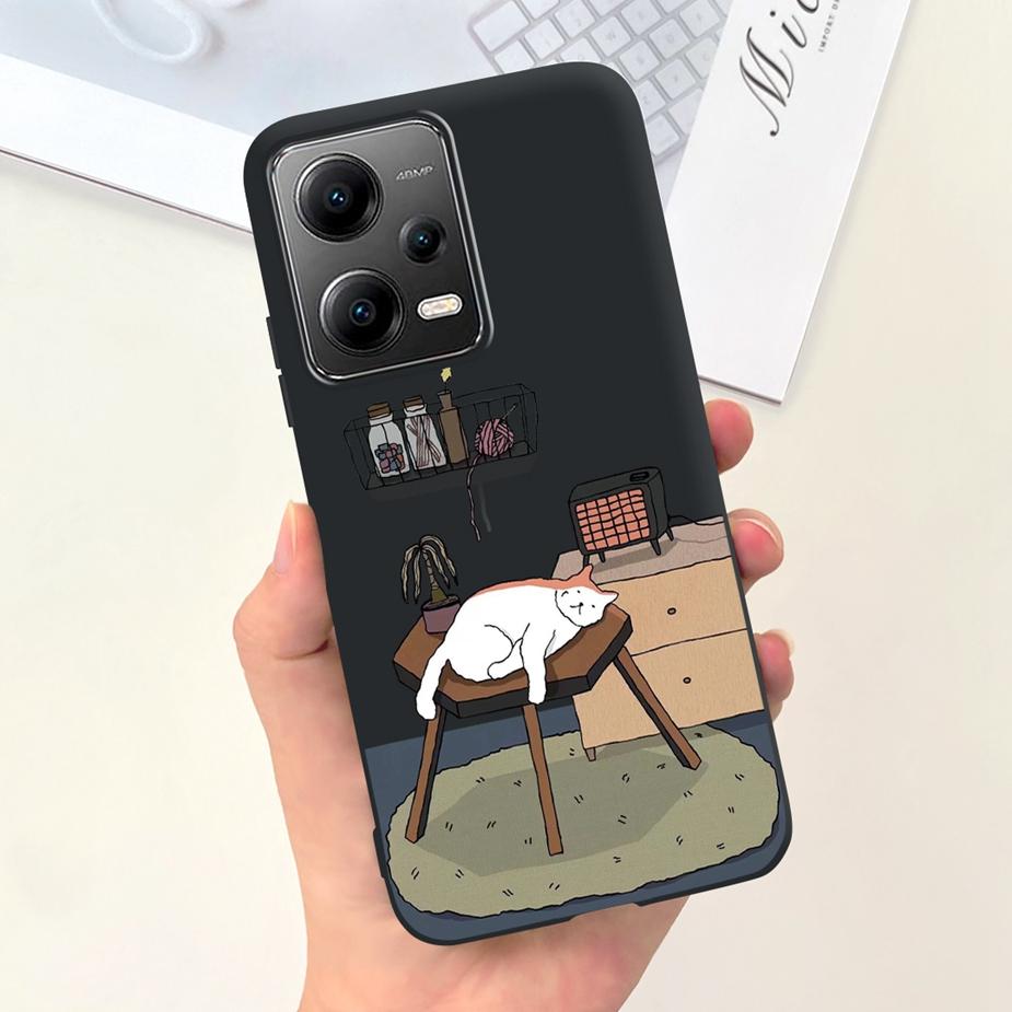 Чехол для Xiaomi Poco X5 Pro Милый Модный Мультяшный Чехол Мягкий Силиконовый Чехол для Телефона Для Xiaomi Poco X5 PocoX5 Pro 5G Задняя Крышка Сумки