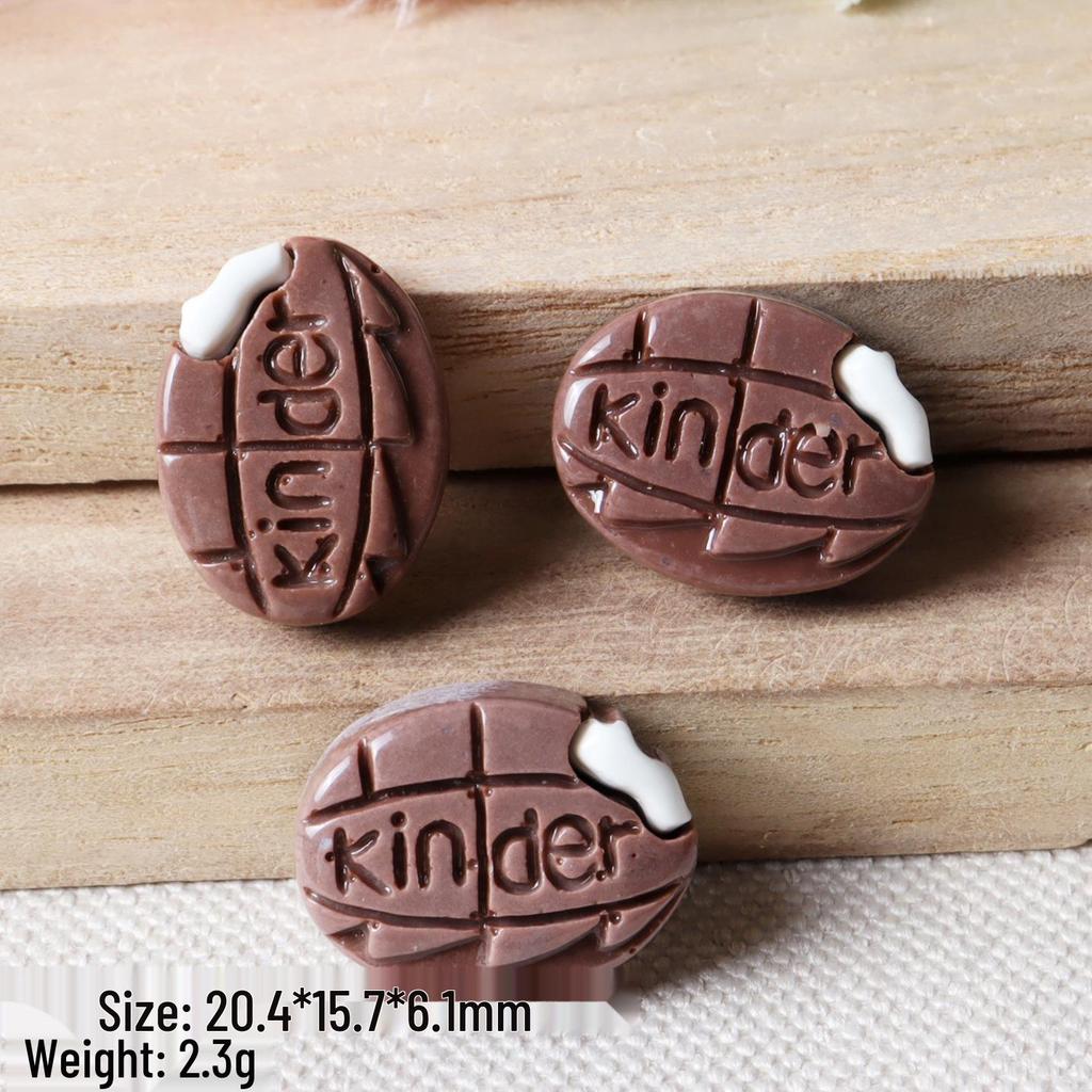 Мини-заколки для волос из смолы ручной работы: Дизайн печенья и хлеба