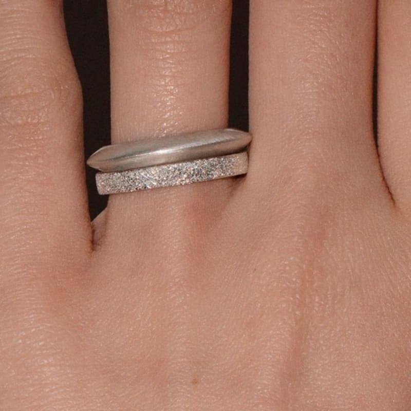 OURPIERRE GRANITO RING SILVER