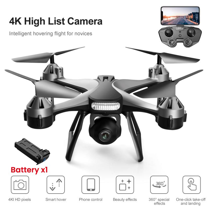 New UAV HD Professional Dual Camera Remote Control Helicopter 4K Dual Camera Drone Aircraft Aerial Photography Quadcopter WIFI