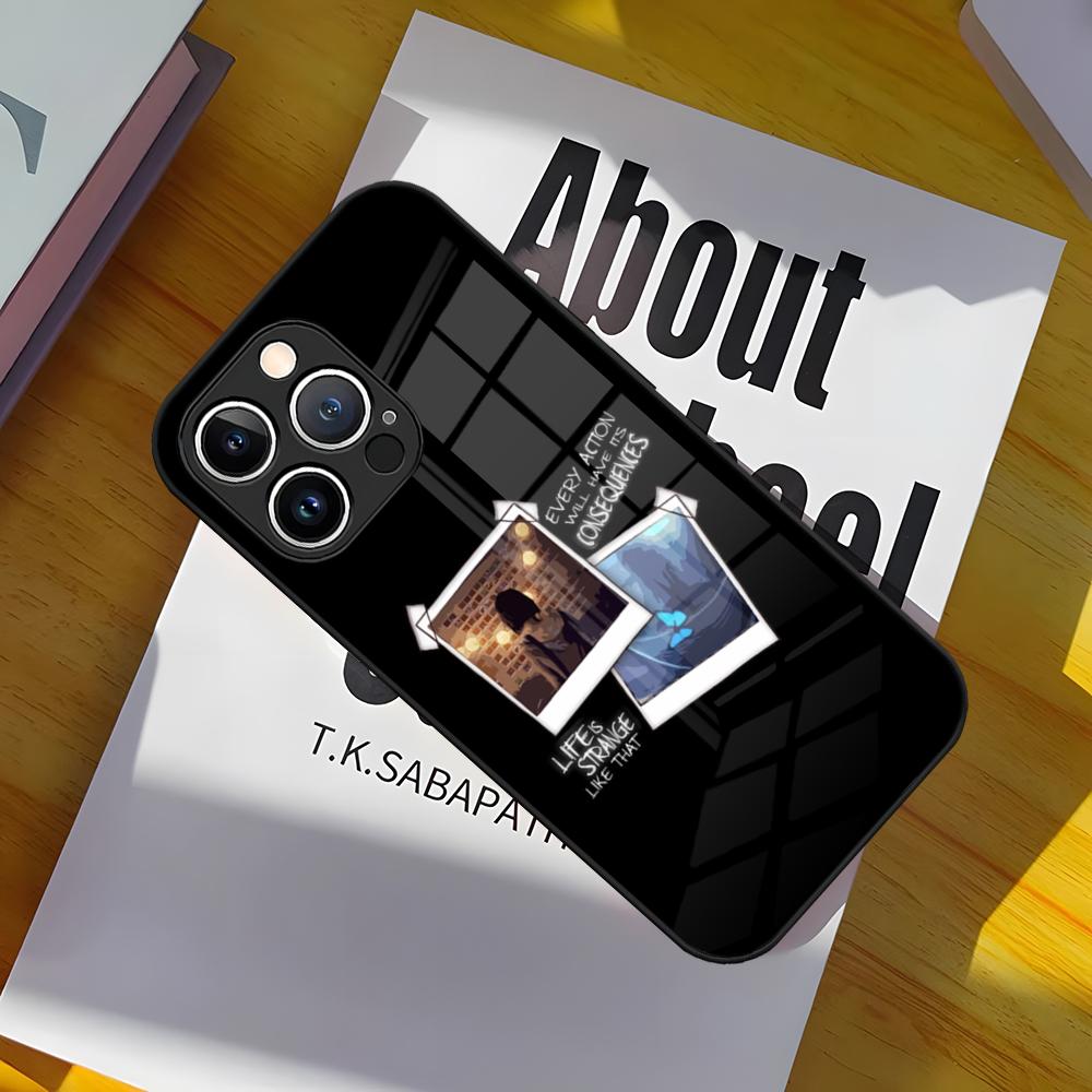 Чехол для телефона Caulfield Life Is Strange 2 Закаленное стекло Задняя крышка для iPhone 15 Pro Max 14 Pro 12 11 13 Mini X XR XS 8 7 Plus SE