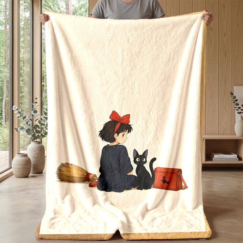 Soft Flannel Blanket Lightweight Cozy Bedroom Living Room CoverKiki's Delivery Service Jiji